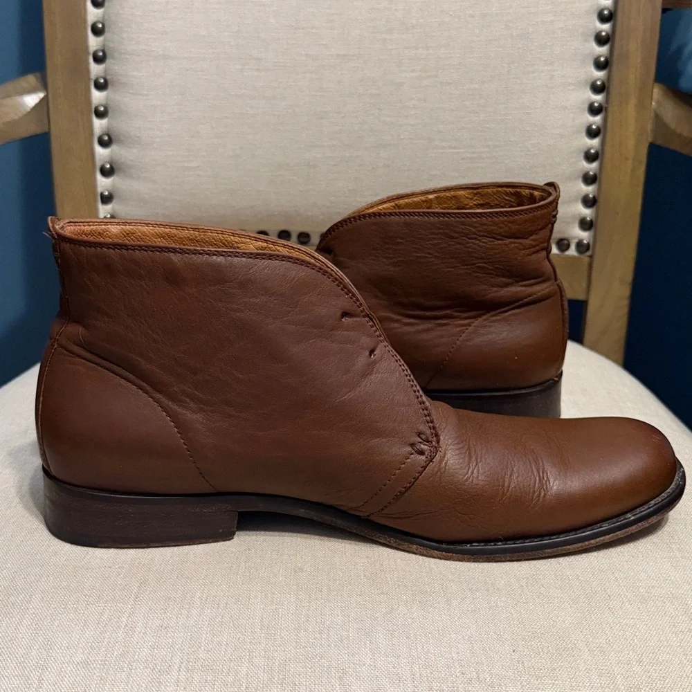 Frye Men's Brown Leather Chukka Boots, Size 11D